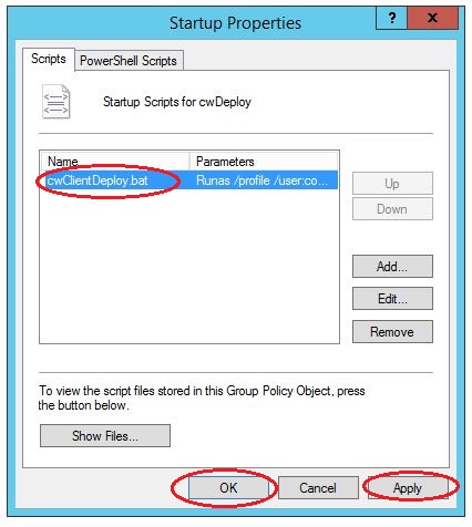 cwClientDeploy.bat dosyasını GPO ile çalıştırmak