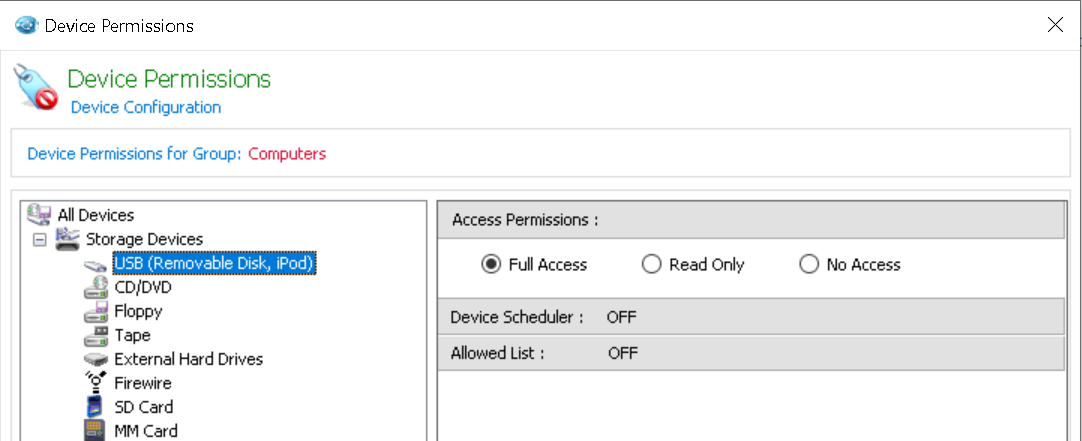 Tam Erişime İzin Ver