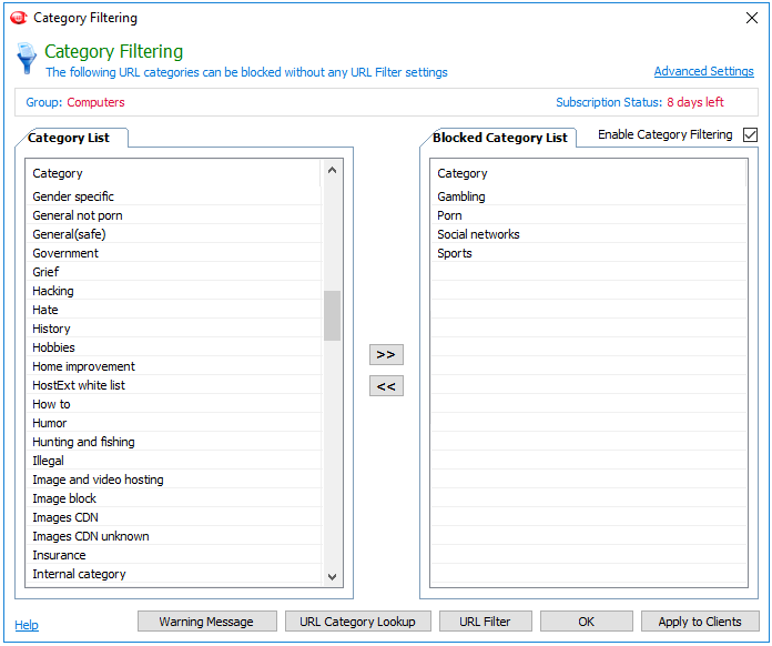 Kategorik Filtreleme