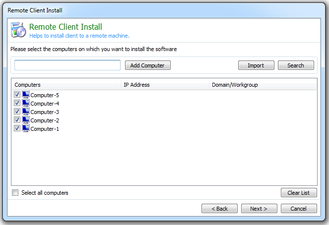Uzak İstemci Kurulumu